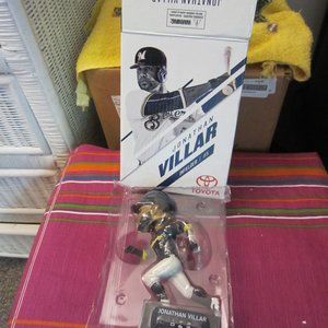MILWAUKEE BREWER'S JONATHAN VILLAR STOLEN BASE CHAMPION BOBBLE HEAD